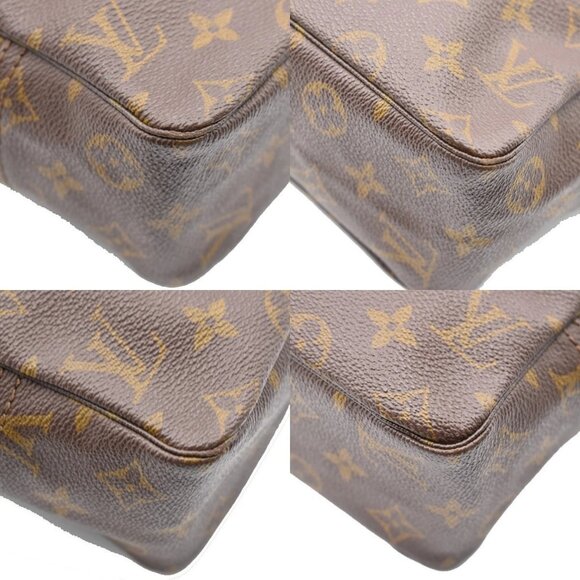 LOUIS VUITTON Trousse Toilette 28 Clutch Hand Bag Monogram Brown - Picture 7 of 14